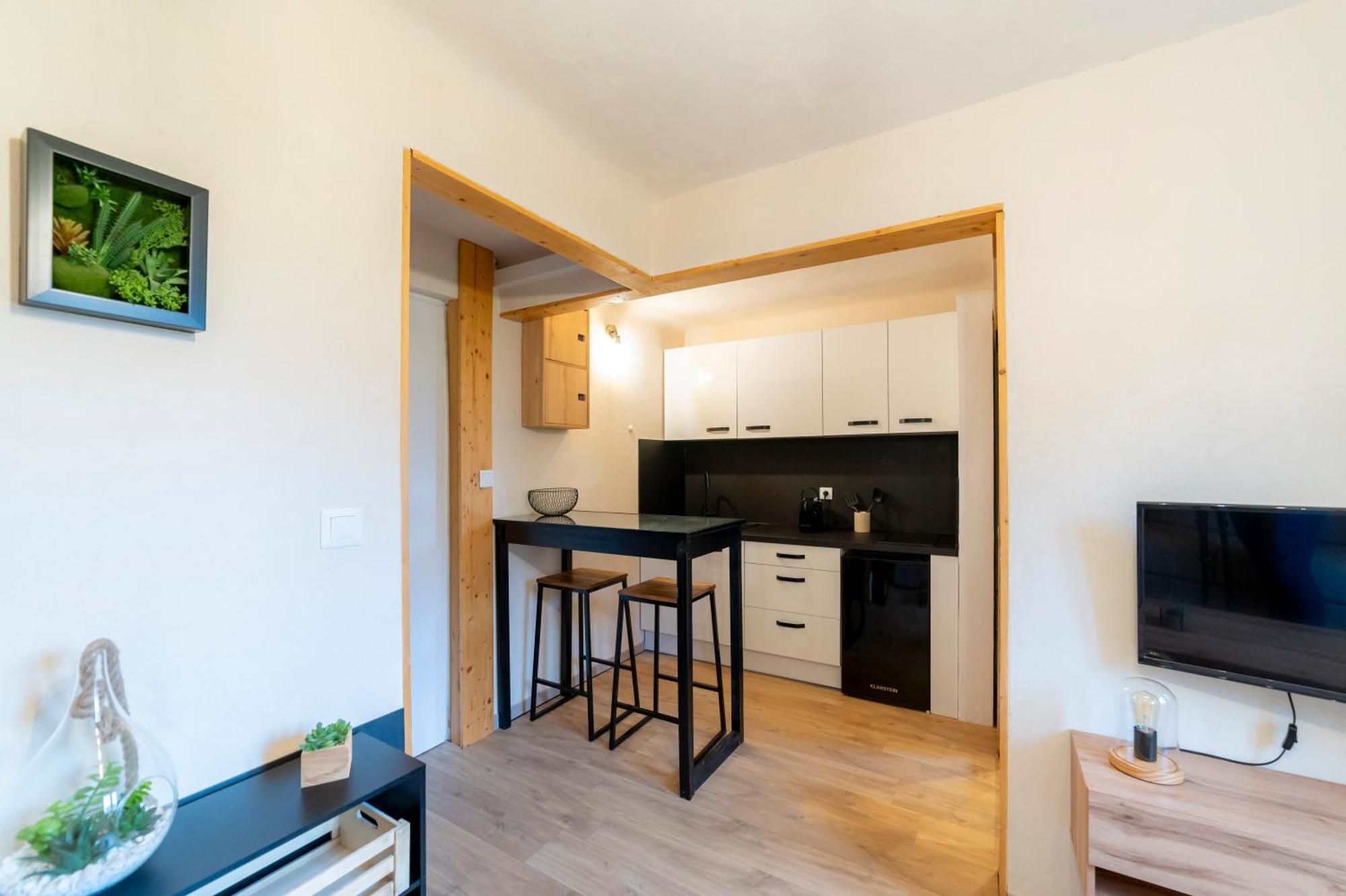 La Galleanne Studio Agreable Et Chaleureux Briançon Екстериор снимка